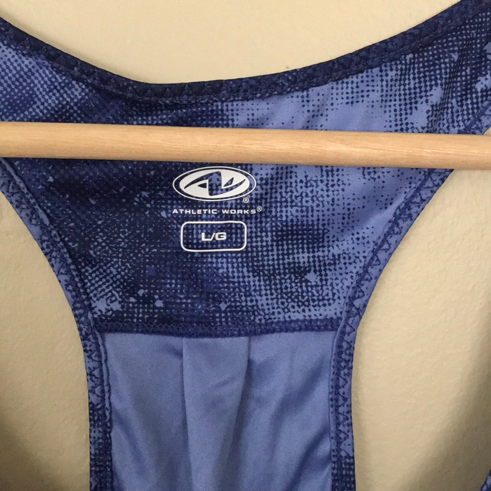 ATHLETIC WORKS Racer Back Tank Polyester NWT - Picture 2 of 6